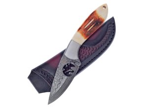 Nůž lovecký SKINNER damašková ocel