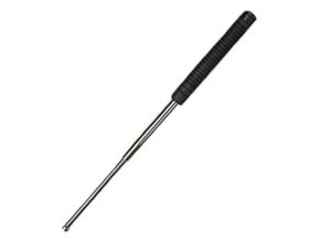 Obušek teleskopický 40cm/16" nekalený s pouzdrem BH-02 STŘÍBRNÝ
