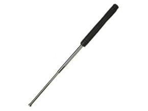Obušek teleskopický 53cm/21" kalený s pouzdrem BH-54 STŘÍBRNÝ