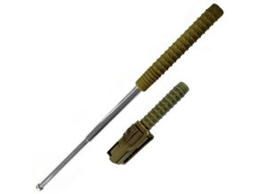 Obušek teleskopický 53cm/21" kalený s pouzdrem BH-54 ZELENÝ chrom