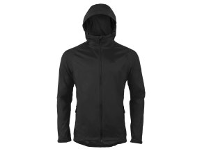 Bunda STOW & GO voděodolná s kapucí skladná ČERNÁ