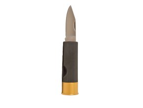 Nůž zavírací 4 cm SHOTGUN ve tvaru brokového náboje ČERNÝ
