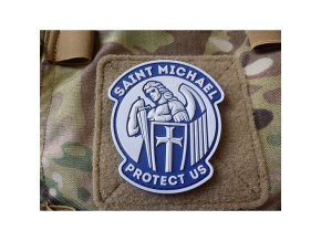 Nášivka SANKT MICHAEL plast velcro MODRÁ