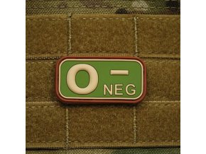 Nášivka KREV 0 NEG plast MULTICAM®