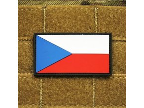 Nášivka VLAJKA ČR plast velcro BAREVNÁ