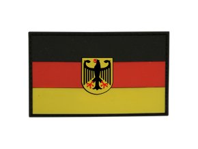 Nášivka vlajka NĚMECKO s orlicí plast BAREVNÁ velcro