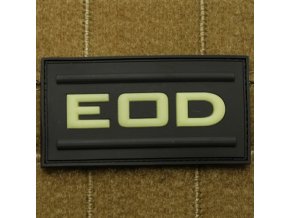 Nášivka EOD plast GLOW IN THE DARK