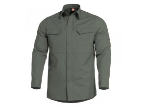 Košile taktická PLATO CAMO GREEN