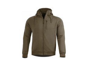 Mikina LEONIDAS 2.0 TERRA BROWN