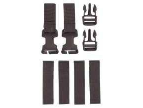 Sada Buckle-Tek CONVERSION KIT přezky a popruhy ČERNÁ