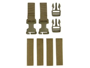 Sada Buckle-Tek CONVERSION KIT přezky a popruhy COYOTE