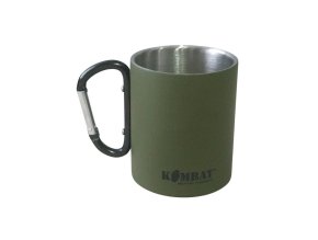 Hrnek CARABINER dvoustěnný ZELENÝ