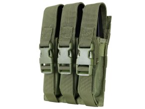 Sumka MOLLE trojitá na zásobníky MP5 ZELENÁ