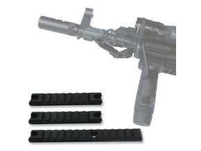 RAIL PICATINNY WEAWER sada 3 kusů /155 mm a 2x98 mm/