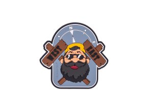 Nášivka Beardman OUTBACK velcro plastová