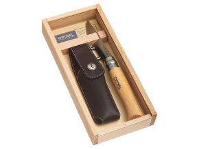 Kazeta OPINEL s VRI No.08 OLIVE + pouzdro