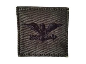 Nášivka hodnosti VELCRO COLONEL ZELENÁ