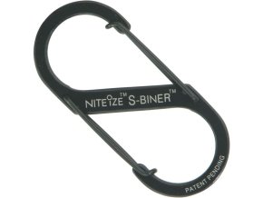 Karabina S-Biner #3 / 6,5cm ČERNÁ