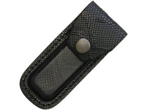 Pouzdro opaskové SNAKE na zavírací nůž KOŽENÉ ČERNÉ