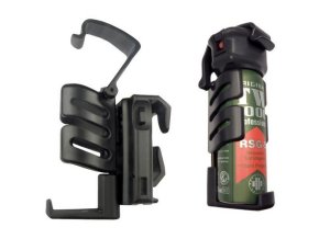 Pouzdro pro obranný sprej 50, 63 ml rotační ČERNÉ