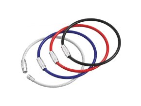 Kabel se zámkem 4 kusy BAREVNÝ