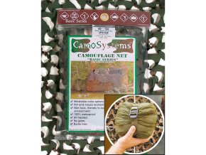 Síť maskovací BASIC LIGHT WOODLAND 2,4x3m