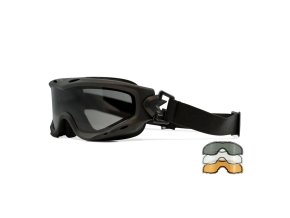 Brýle taktické SPEAR DUAL LENS sada 3 skla ČERNÝ rám