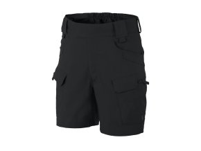 Kraťasy UTS URBAN TACTICAL® 6" rip-stop ČERNÉ