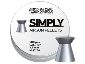 Diabolo JSB Simply 0,535g 500ks cal.4,5mm