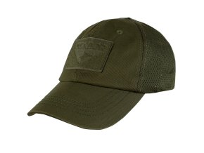 Čepice OPERATOR MESH s velcro panely ZELENÁ