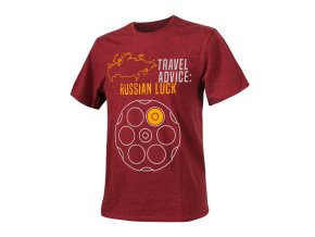 Triko RUSSIAN LUCK ČERVENÁ MELANŽ