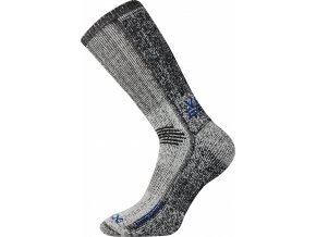 Ponožky ORBIT merino vlna, COOLMAX® ŠEDO/MODRÉ