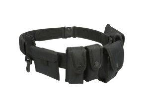 Opasek SECURITY VIPER s 6 pouzdry ČERNÝ