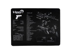 Podložka pracovní GLOCK pryžová ČERNÁ