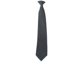 Kravata SECURITY Clip-on ČERNÁ