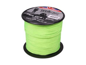 Šňůra PARA ø 3 mm / 100 m NEON GREEN