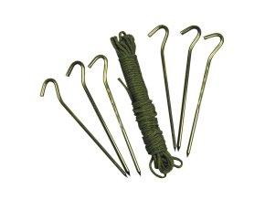 Sada pro kotvení / 6x Al kolík + 10m PARA šnůry /