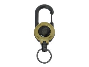 Klíčenka HEAVY DUTY s navijákem a karabinou COYOTE