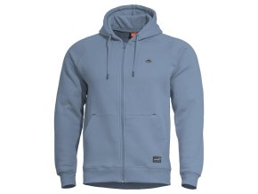Mikina PHAETON se zipem a kapucí DAWN BLUE