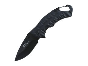 Nůž zavírací ELITE GATOR s karabinou ČERNÝ