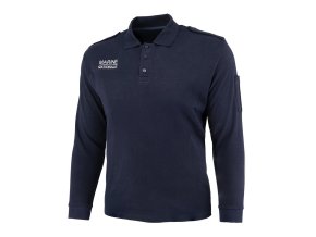 Polokošile dlouhý rukáv MARINE NATIONALE MODRÁ