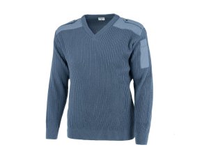 Svetr francouzský AIR FORCE střih do V MODRÝ