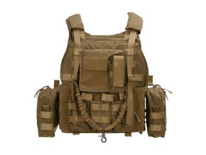 Vesta taktická RANGER s kapsami MOLLE vazba COYOTE