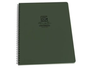 Blok voděodolný spirálový Universal MAXI 8 1/2"x 11" ZELENÝ