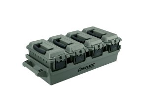 Set 4 ks plastových beden AMMO BOX ZELENÝ