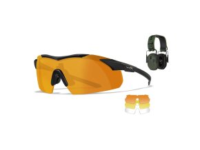 Sada brýlí WX VAPOR COMM a střeleckých sluchátek M300
