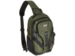Batoh TRAVEL SLING přes jedno rameno ZELENÝ