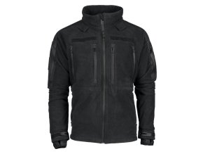 Bunda fleece s membránou TPU PLUS ČERNÁ
