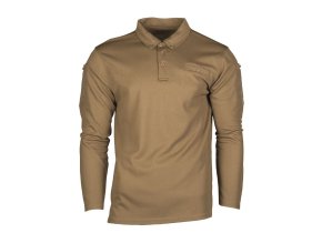 Triko/polokošile TACTICAL QUICK DRY dlouhý rukáv COYOTE