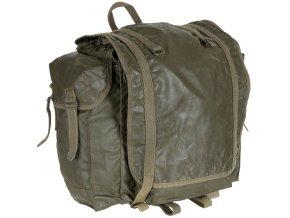 Batoh francouzský F-1 malý s kapsami ZELENÝ použitý